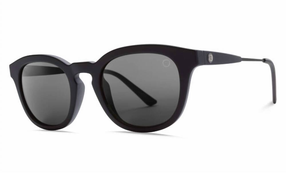 NEW ELECTRIC LABEL unisex la txoko sunglasses in matte black / ohm grey